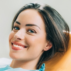 woman in dental chair