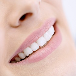 Closeup of healthy smile