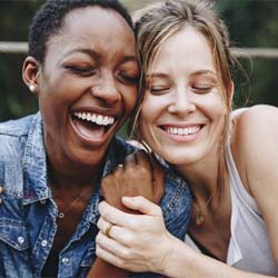 Two female friends