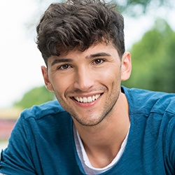 Young man with healthy smile