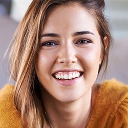 Young woman with beautiful smile